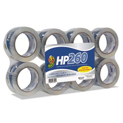 6 Pack Value Bundle - DUC0007424 Clear Carton Sealing Tape 1.88