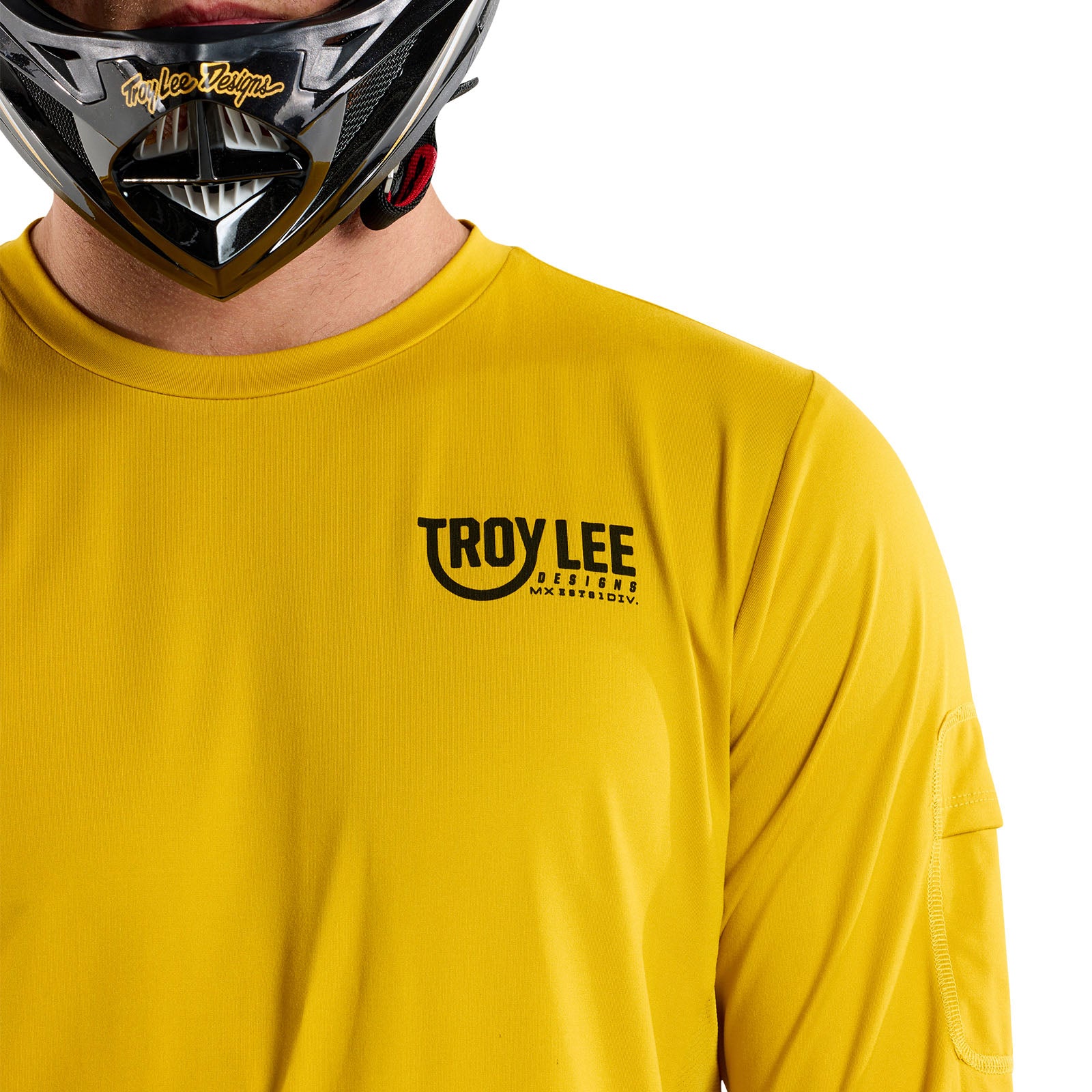 Ruckus Long Sleeve Ride Tee Eyez Saffron - Motorcycle Riding Shirt for Men & Women - Perfect for Street Biking, Touring and Outdoor Adventures