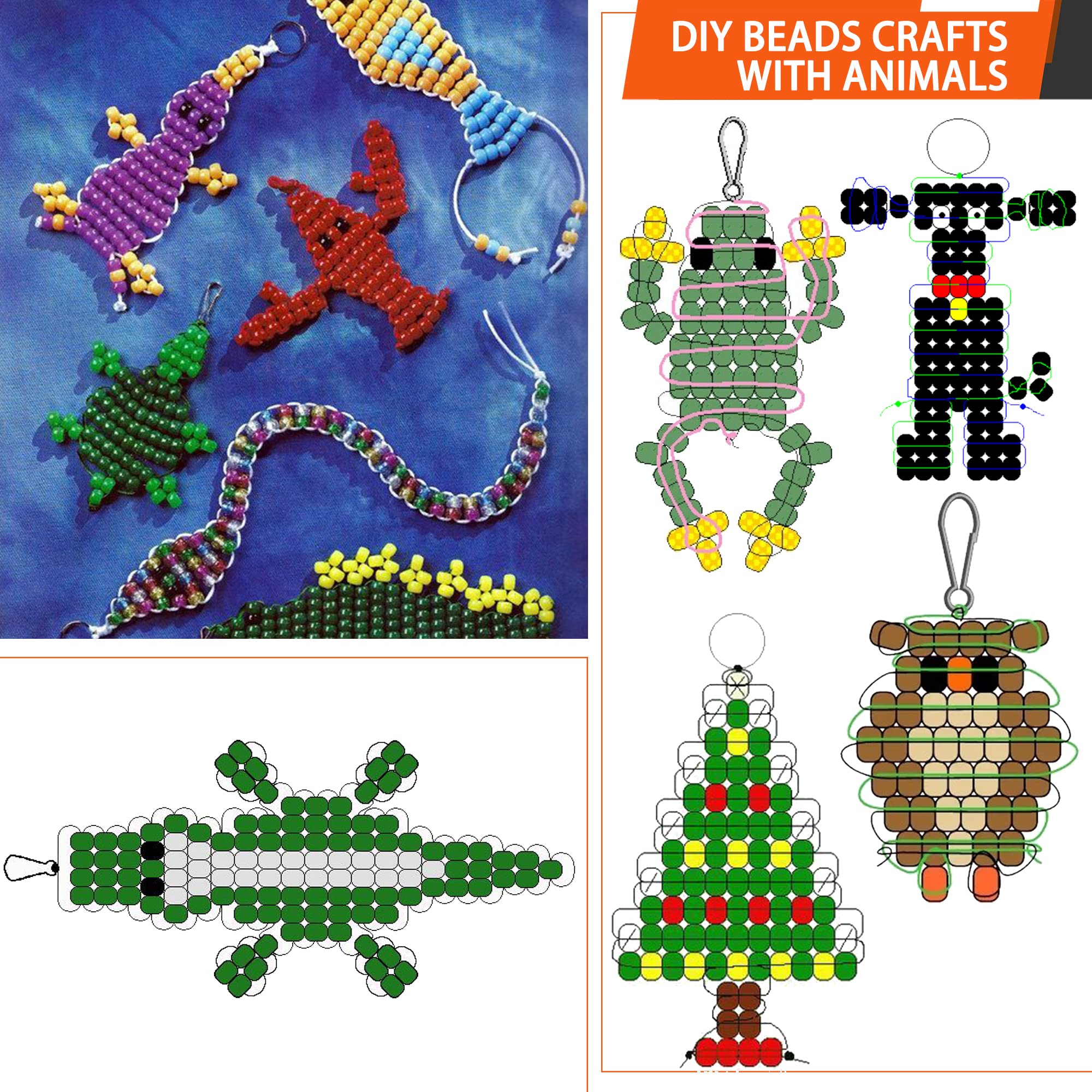 Greentime 2800 PCS 9mm Pony Beads Kit - 24 Colors Opaque Matte Beads for DIY Bracelets, Kandi Jewelry, Hair Braids & Friendship Necklaces | Perfect for Kids Crafts, Party Favors & Summer Camp Activities