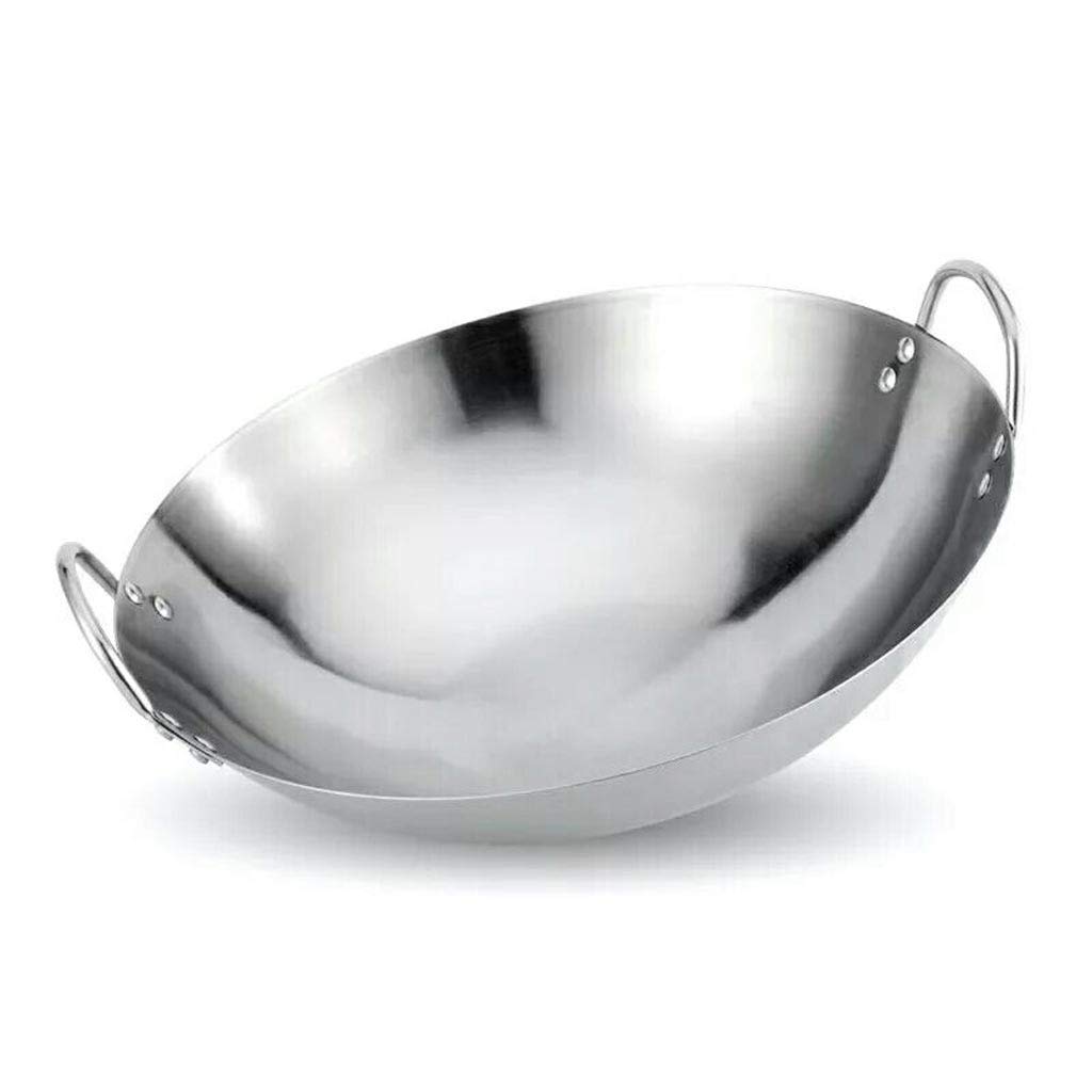 Premium Stainless Steel Induction Cookware Set - 30CM Non-Coated Gas & Induction Compatible Pot for Stewing, Frying & Cooking - Ideal for Chefs, Restaurants & Home Kitchens - Durable Handmade Restaurant-Grade Cookware