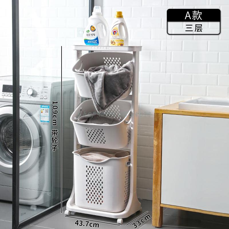 Large Laundry Hamper Basket with Lid - Foldable Clothes Storage Organizer for Dirty Laundry, Bathroom & Bedroom - Multi-Purpose Household Laundry Basket (Grey) - Perfect for Laundry Room, Dorm, Closet Organization