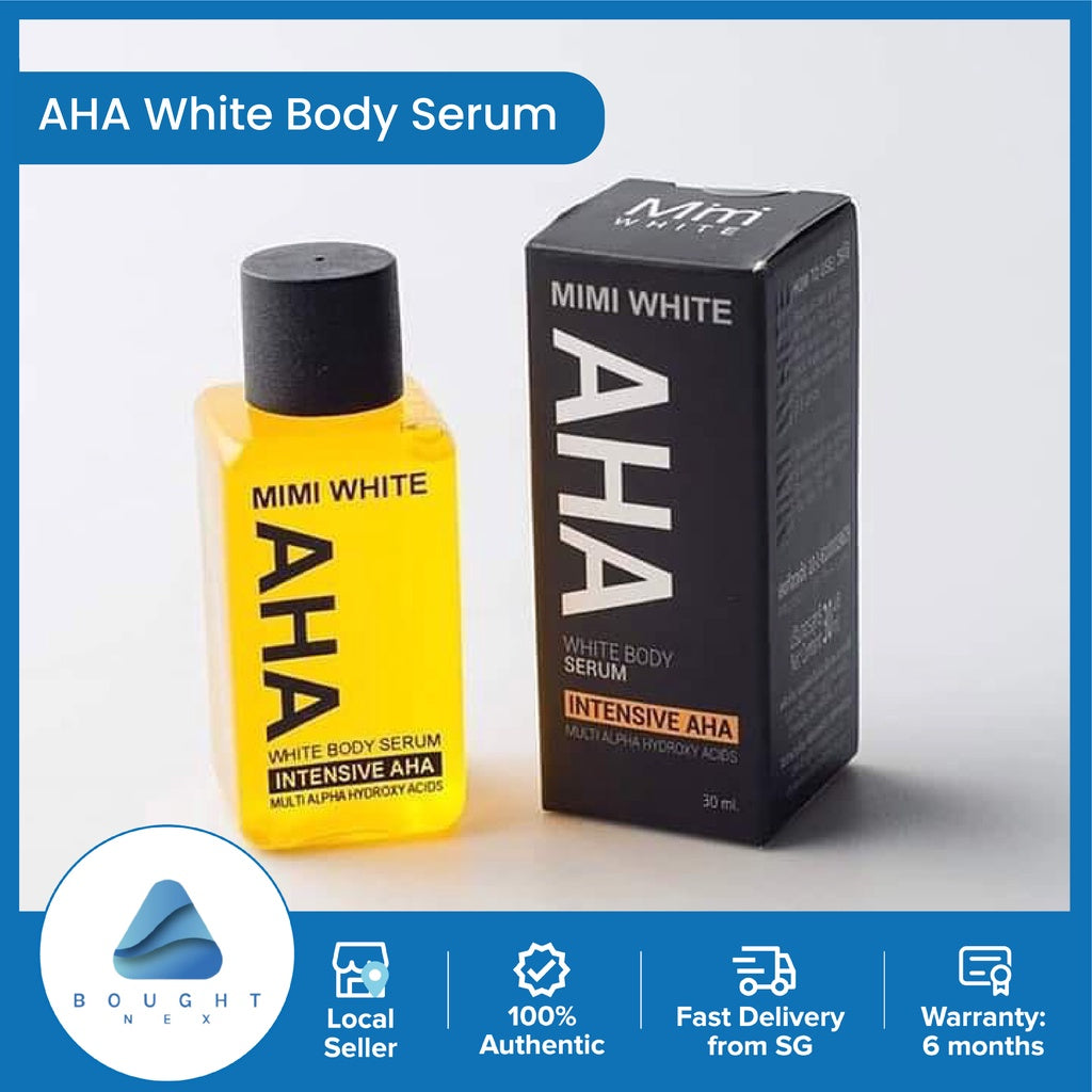 MIMI White Multi Alpha AHA Brightening Body Serum - Dark Spot Corrector for Even Skin Tone | Perfect for Daily Skincare & Summer Body Care
