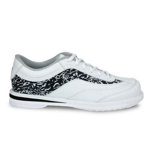 Brunswick Women's Intrigue White & Black Right-Handed Bowling Shoes – Perfect for League Play & Casual Bowling
