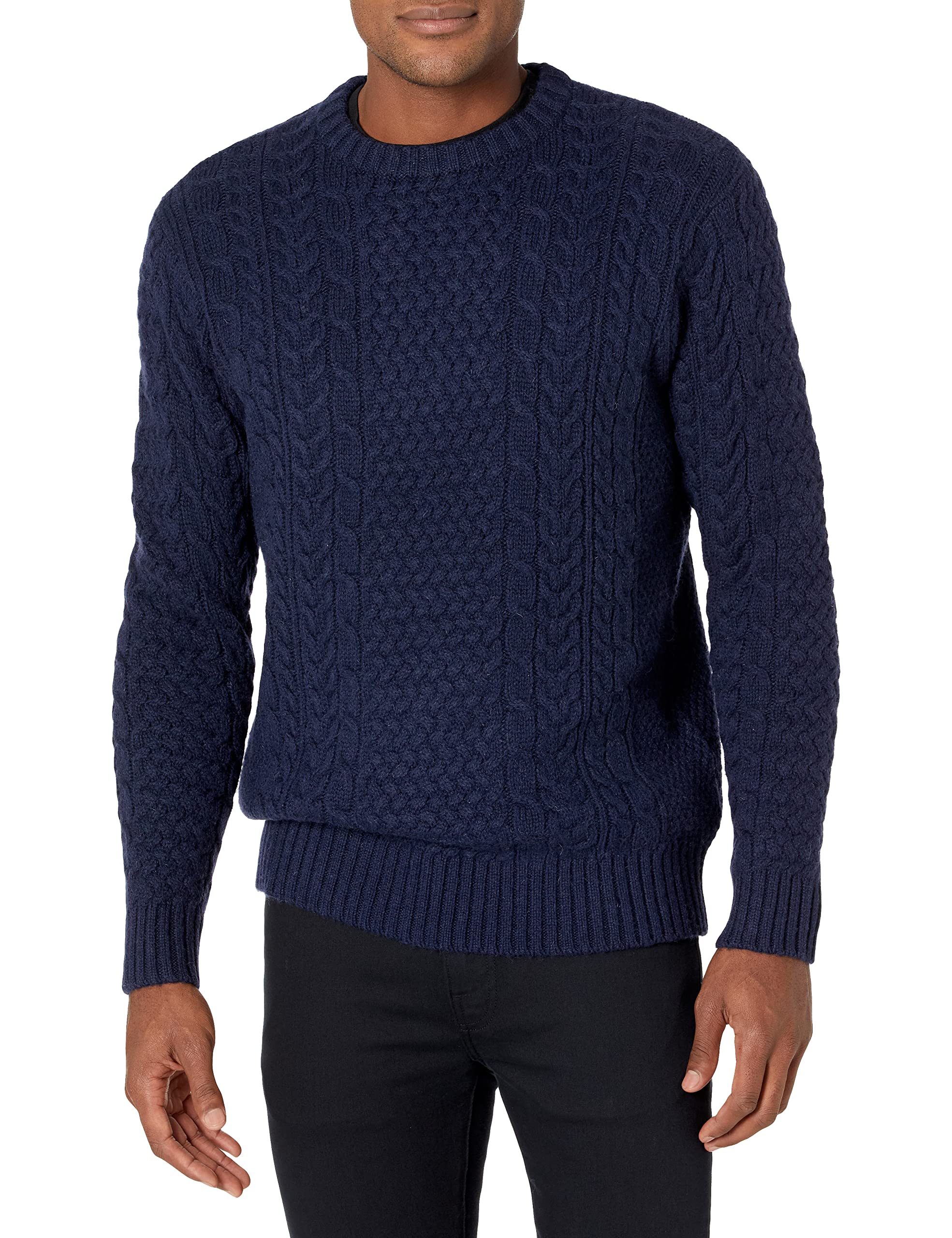 Pendleton Men's Shetland Fisherman Sweater - Premium Wool Knit Pullover for Men - Cozy Winter & Fall Fashion - Perfect for Outdoor Adventures & Casual Wear