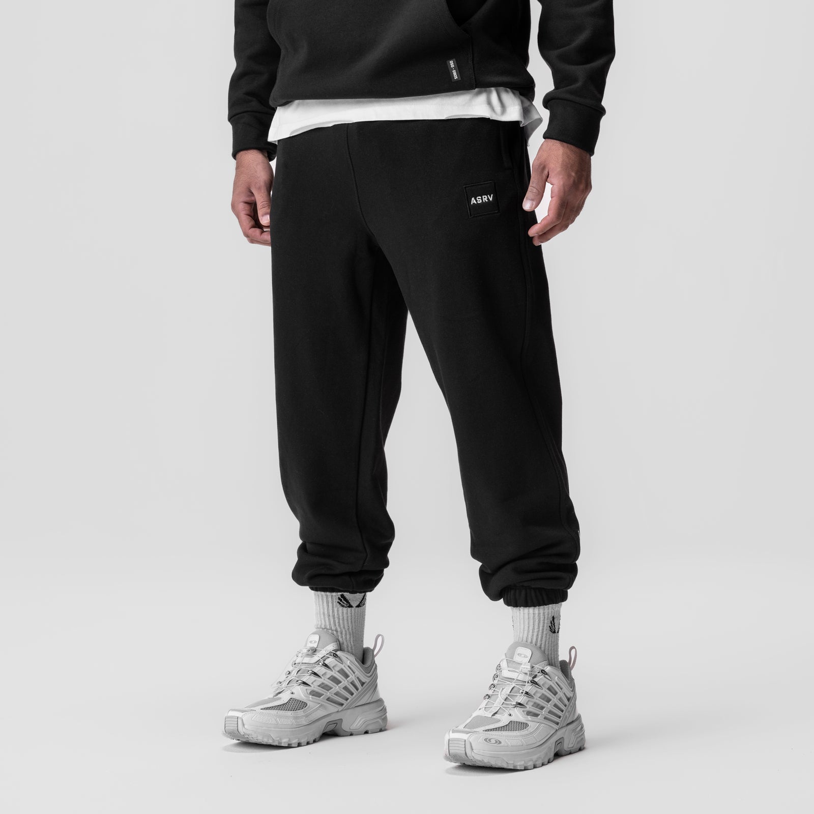 Tech Terry™ Oversized Sweatshirt with Black Patch - Cozy Oversized Pullover for Men & Women | Perfect for Lounge Wear, Gym, and Casual Outfits