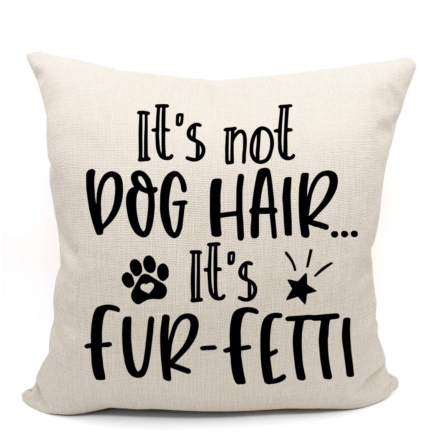 **18x18 Dog Pillow Covers - Cute Paw Print Design, Perfect Gift for Dog Lovers, Women & Pet Owners - Home Decor, Living Room, Bedroom, Nursery**