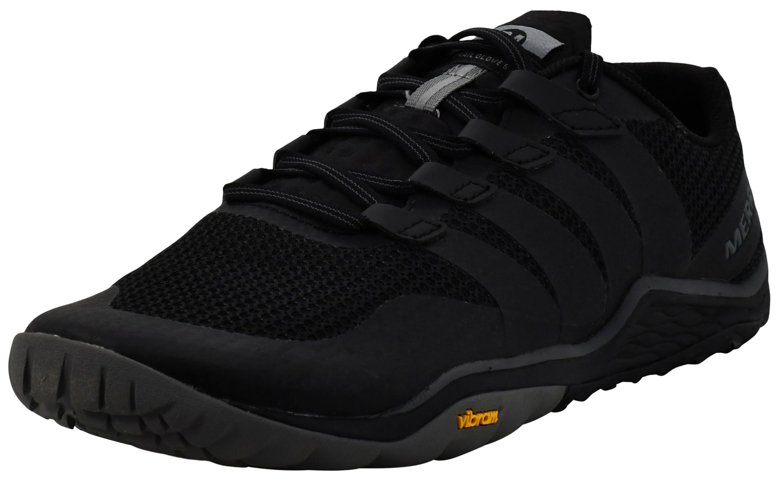 Merrell Men's Trail Glove 5 Trail Running Shoes - Lightweight Barefoot Minimalist Hiking Shoes for Men - Perfect for Trail Running, Hiking & Outdoor Adventures