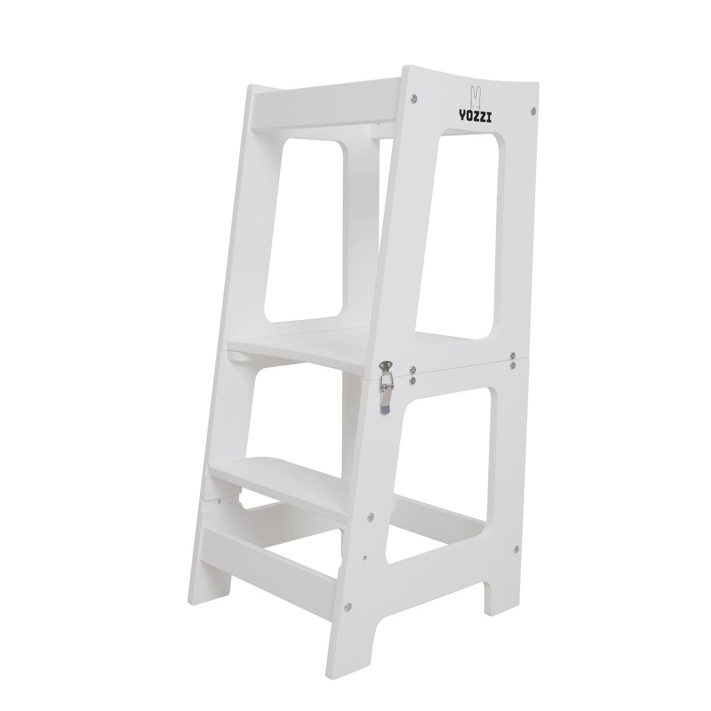 2 in 1 Kids Learning Tower & Step Stool - Adjustable Height Toddler Helper for Kitchen, Baking, and Playtime Activities