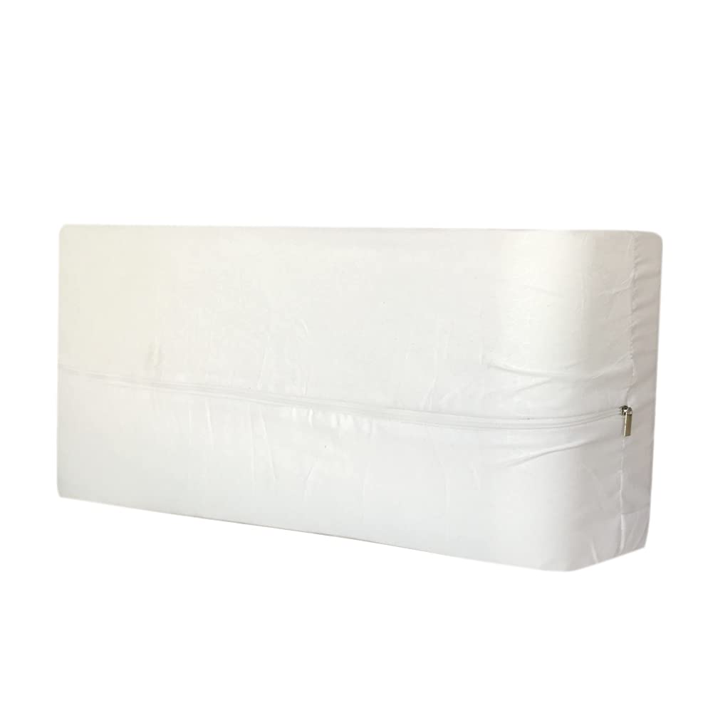 Premium Firm Meditation Yoga Bolster Pillow - High Density Sponge Filled Rectangular Back Support Cushion for Yoga, Meditation & Home Relaxation - Pack of 1 - Perfect for Studios, Gyms & Stress Relief