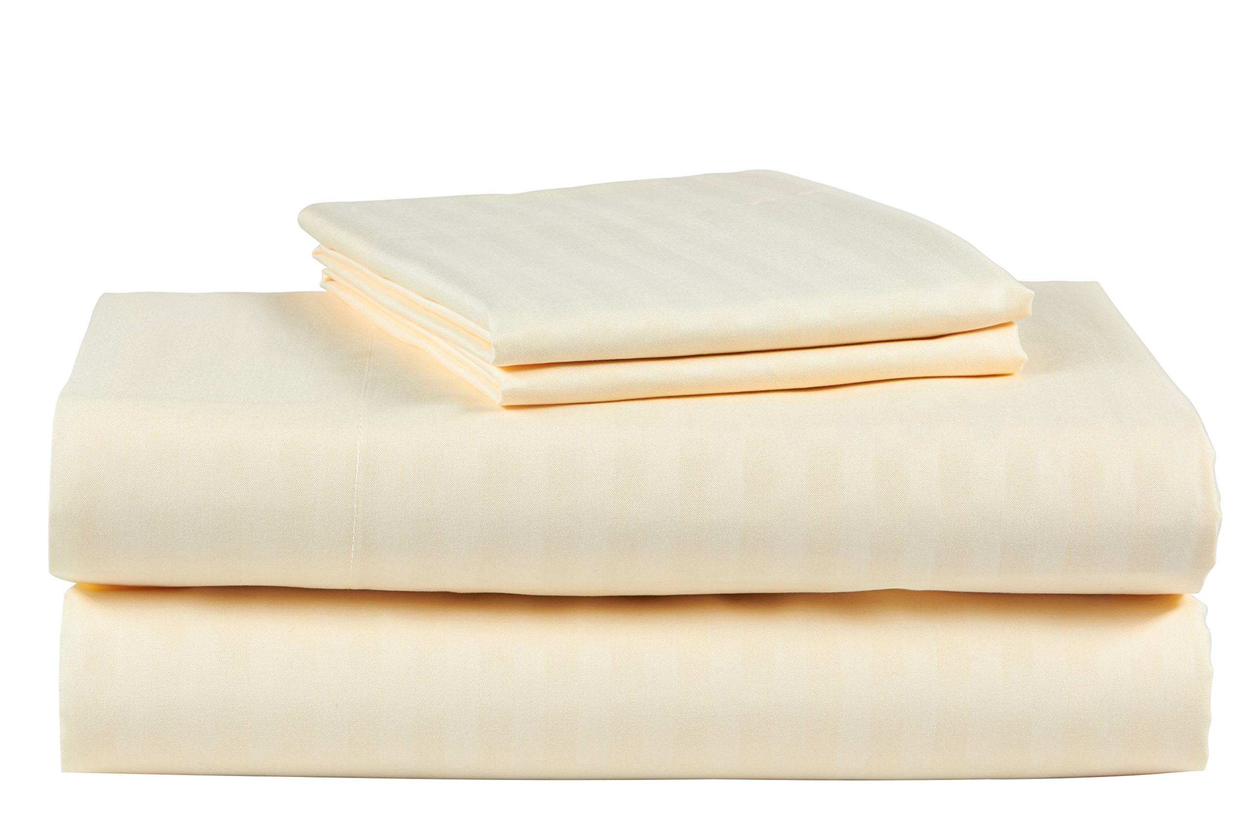 Luxury Brushed Microfiber Queen Size Bed Sheet Set - Ultra Soft Cooling Sheets with Deep Pockets - Wrinkle, Fade & Stain Resistant - Beige - Perfect for Hot Sleepers & Allergy Sufferers - Ideal for Master Bedrooms & Guest Rooms