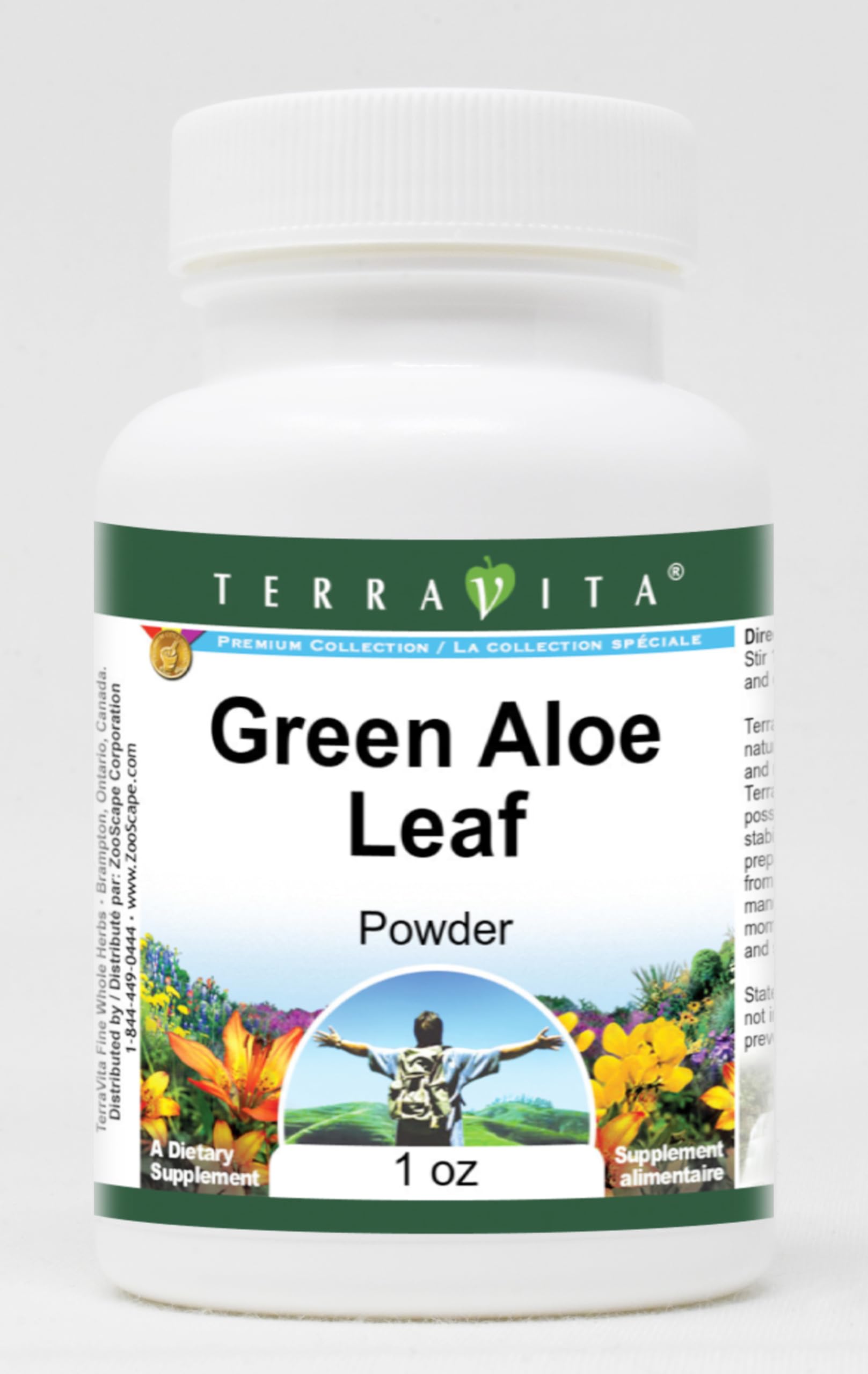 Organic Aloe Vera Leaf Powder 1 oz (28g) - Pure & Natural for Skin Care, Hair Growth, Detox - ZIN: 518863 | DIY Face Masks, Smoothies & Herbal Remedies