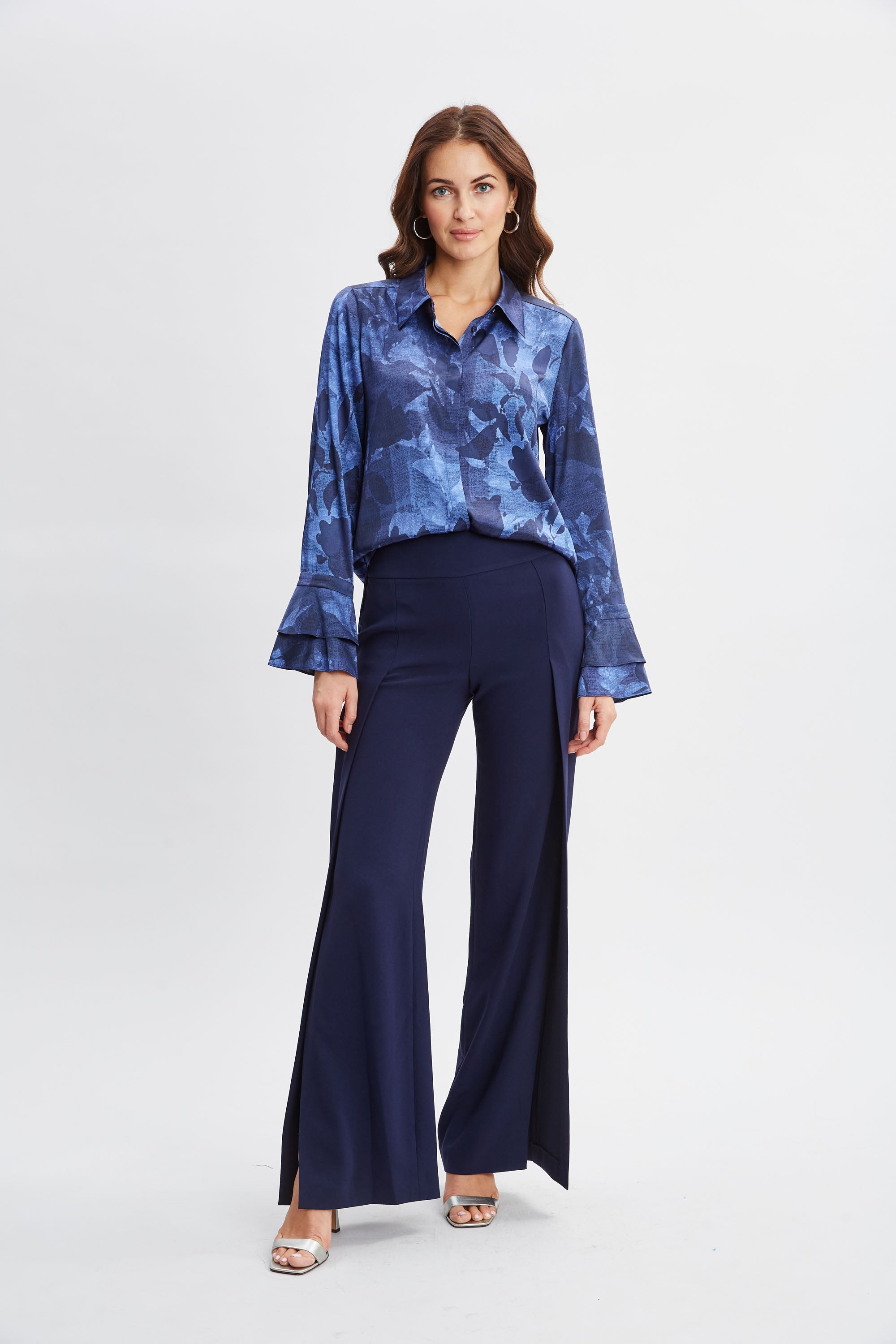 Silk Satin Night Shirt for Women - Elegant Sleepwear & Loungewear - Perfect for Bedtime, Relaxation, and Romantic Evenings