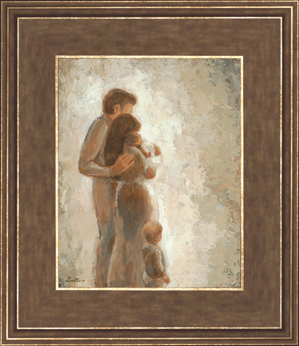 Family Looking Towards the Light - Inspirational Wall Art for Home Decor | Motivational Canvas Print for Living Room, Bedroom & Office | Perfect Gift for Family & Friends