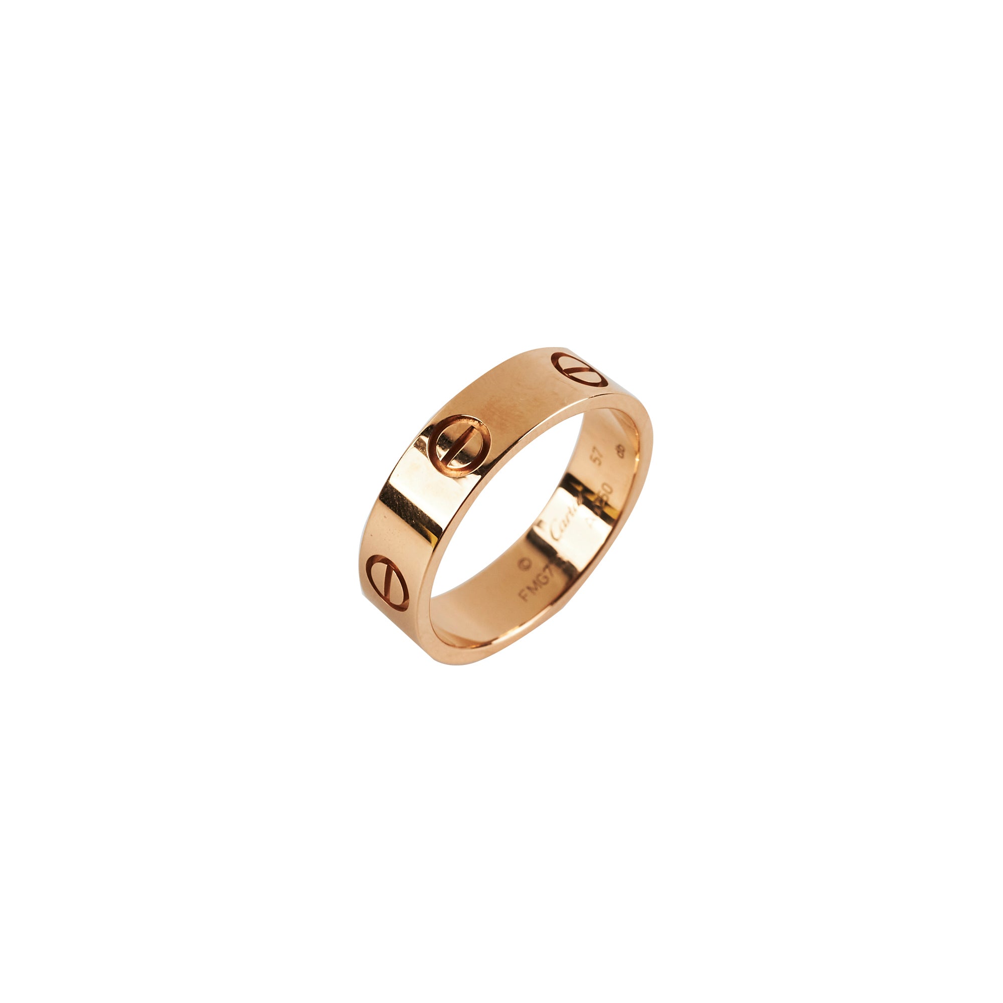 Cartier Love Ring 18K Gold or Platinum - Size 7 (US) for Women - Luxury Wedding Band, Anniversary Gift & Everyday Jewelry - Perfect for Engagements, Romantic Occasions and Special Celebrations