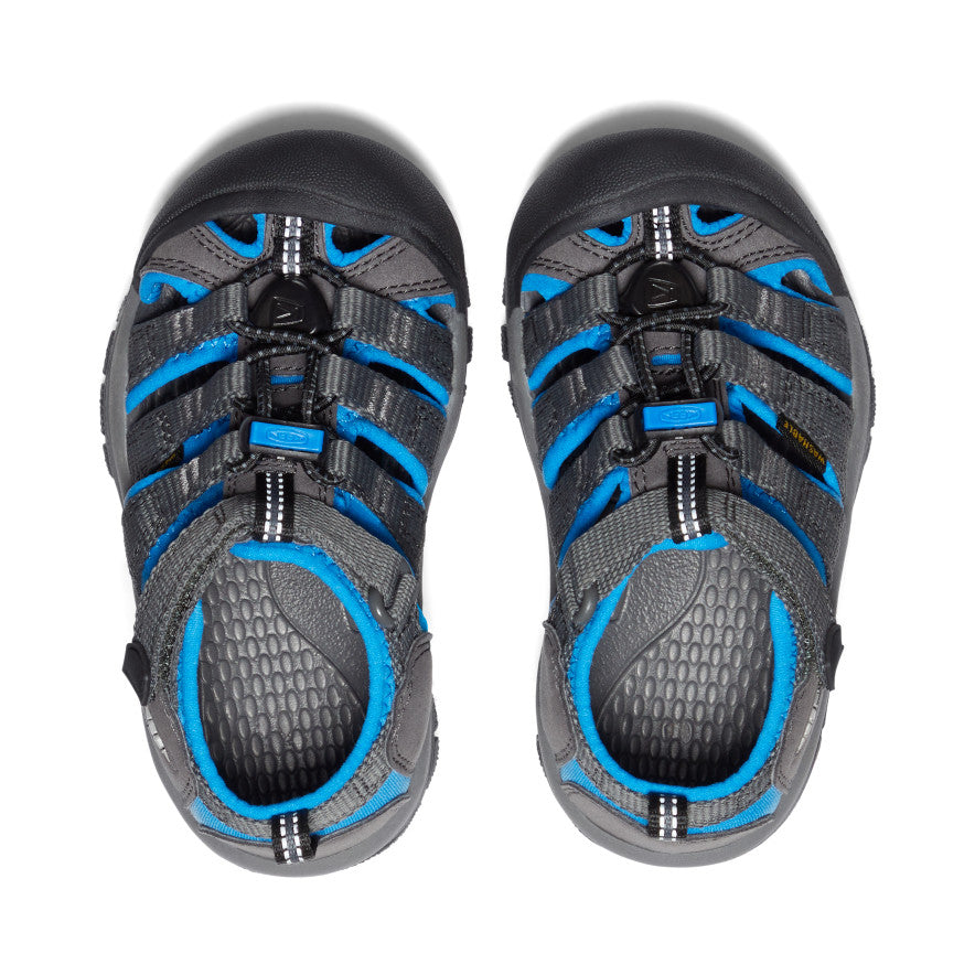 Little Kids' Newport H2 Sandals | Water Shoes for Boys & Girls | Magnet/Brilliant Blue | Perfect for Beach, Pool & Outdoor Play