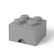 LEGO Storage Drawer Organizer - 4 Drawer Plastic Bin for Toy Bricks & Building Blocks - Perfect for Kids' Room, Playroom & Classroom Organization