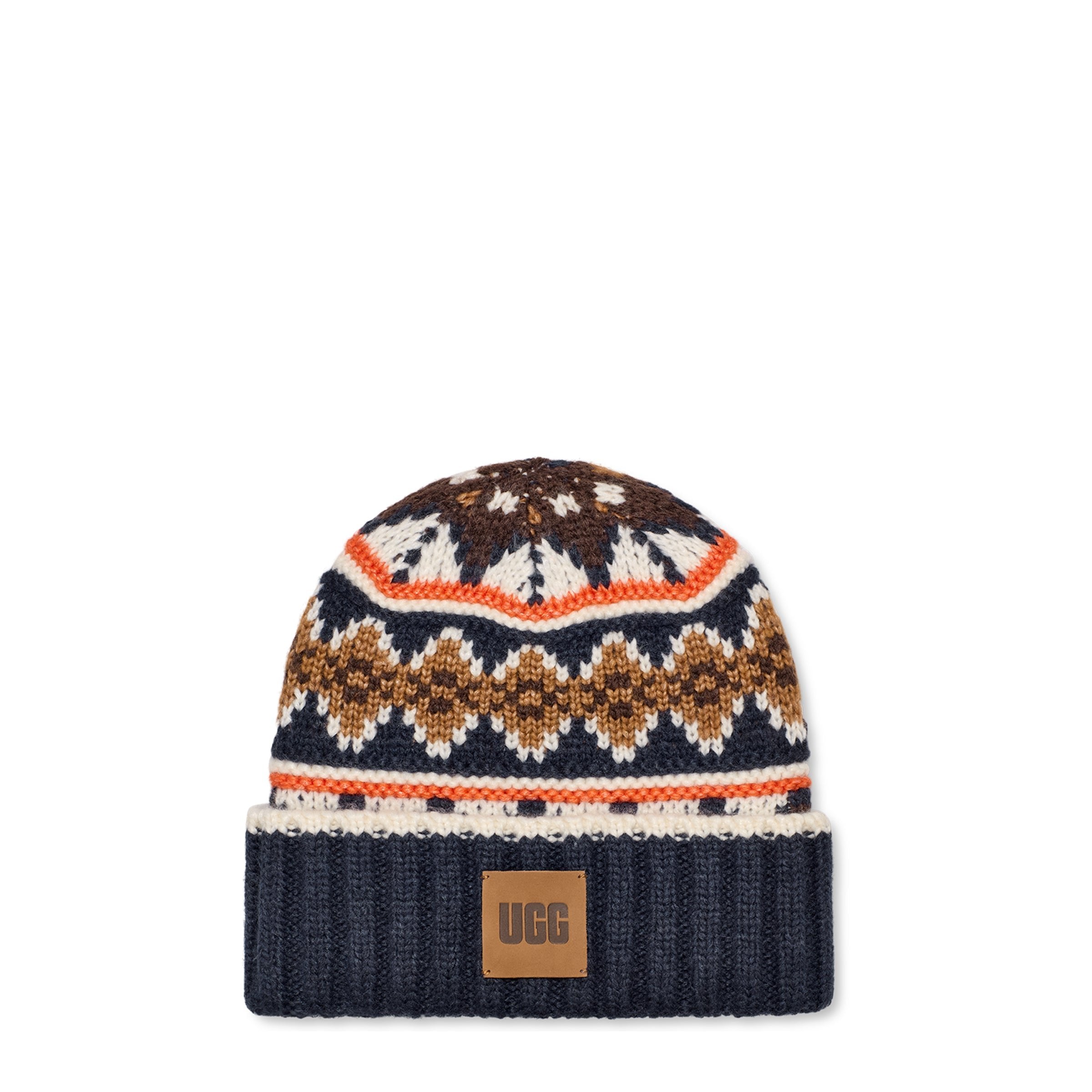 UGG Elias Knit Beanie for Women & Men - Soft Winter Hat with Fleece Lining - Warm Unisex Cuffed Beanie for Cold Weather, Outdoor Activities & Casual Style
