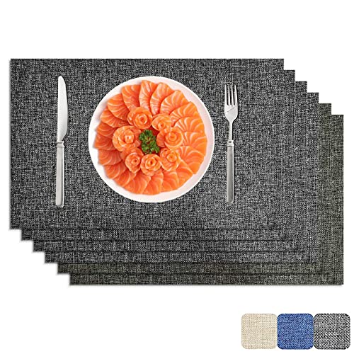 Charcoal Grey-set of 6