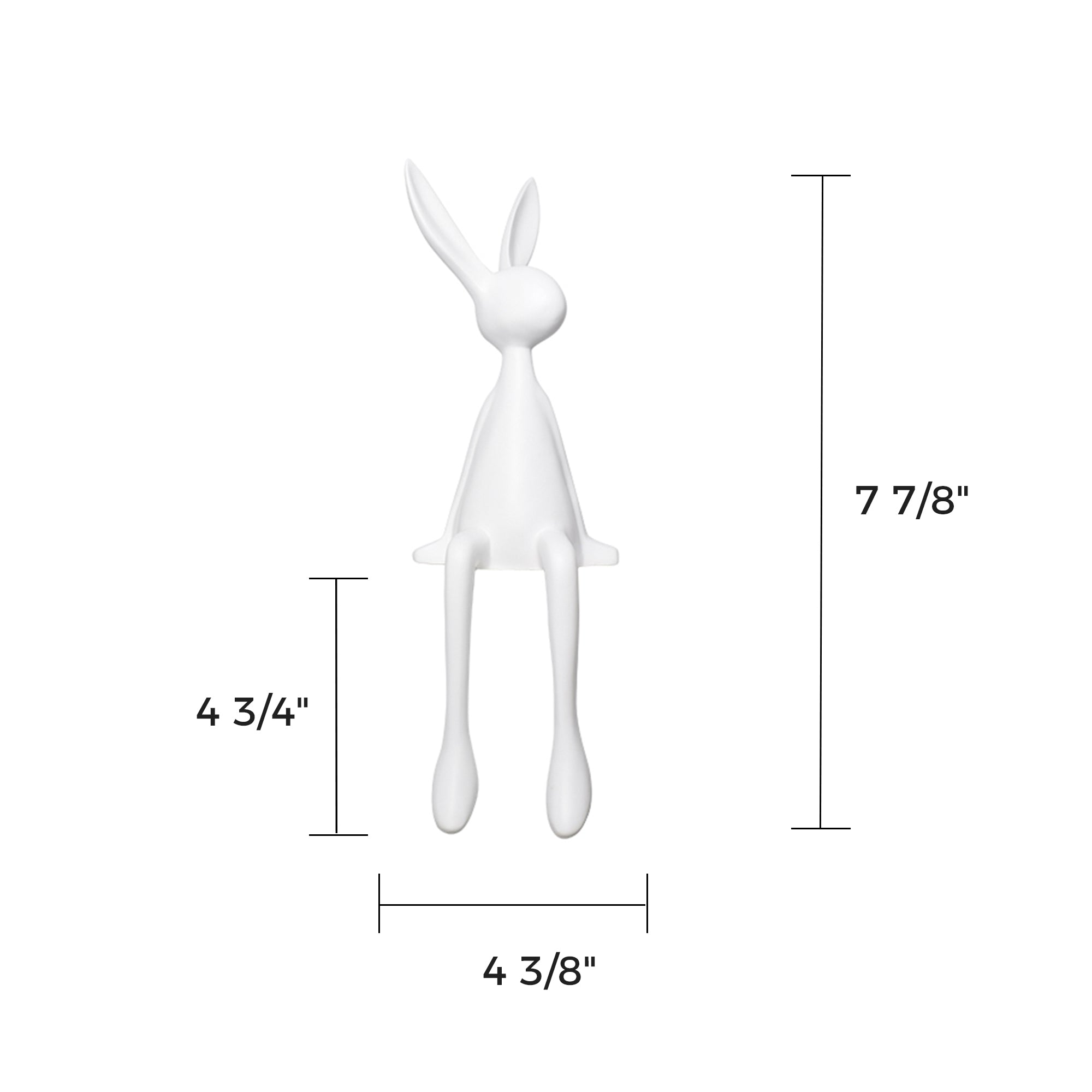 Premium HD 06 Rabbit Ornaments - Handcrafted Home Decor for Easter, Christmas & Year-Round Display - Perfect for Mantel, Table Centerpiece, and Gift Giving