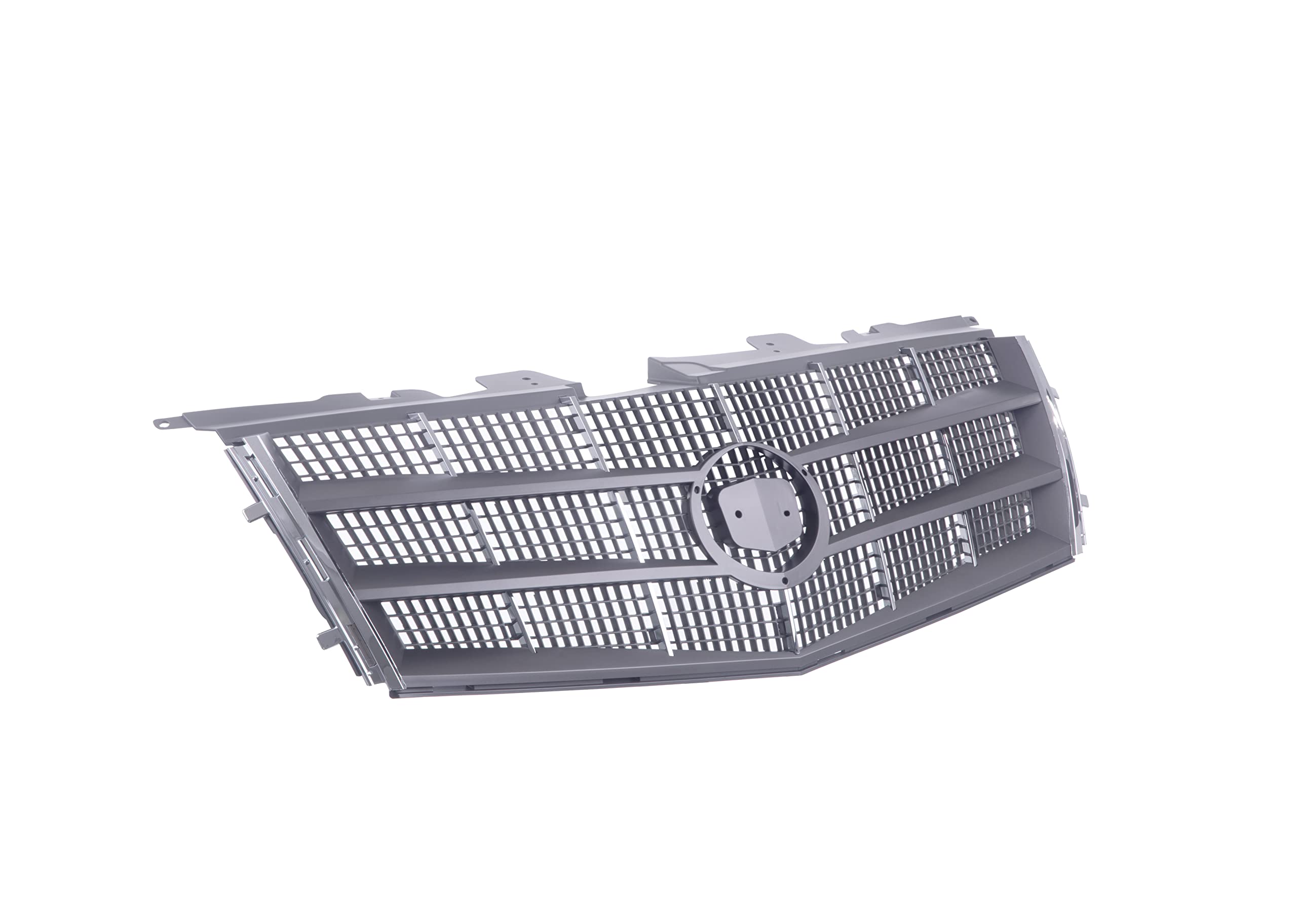 Chrome Grille Insert with Emblem for Cadillac CTS Wagon/Sedan/Coupe (2008-2011) - Compatible with Halogen Headlights - Base/Premium/Luxury/Performance Models - Upgrade Your Car's Front Styling for a Sleek Look
