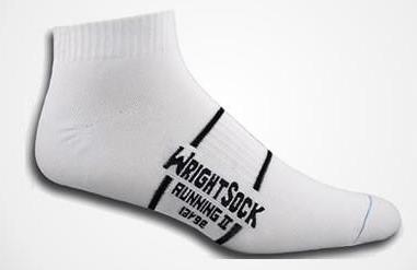 Wrightsock Running II Quarter Cushion Socks - Moisture-Wicking, Blister-Free for Marathon & Trail Running - Ideal for Long-Distance Runners & Athletes