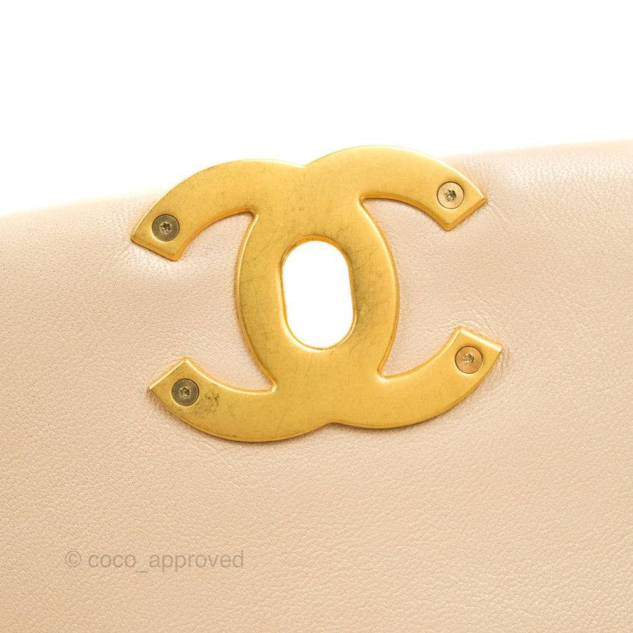 Chanel 19 Small Beige Handbag with Mixed Hardware - Luxury Crossbody Bag for Women, Perfect for Everyday Use & Special Occasions
