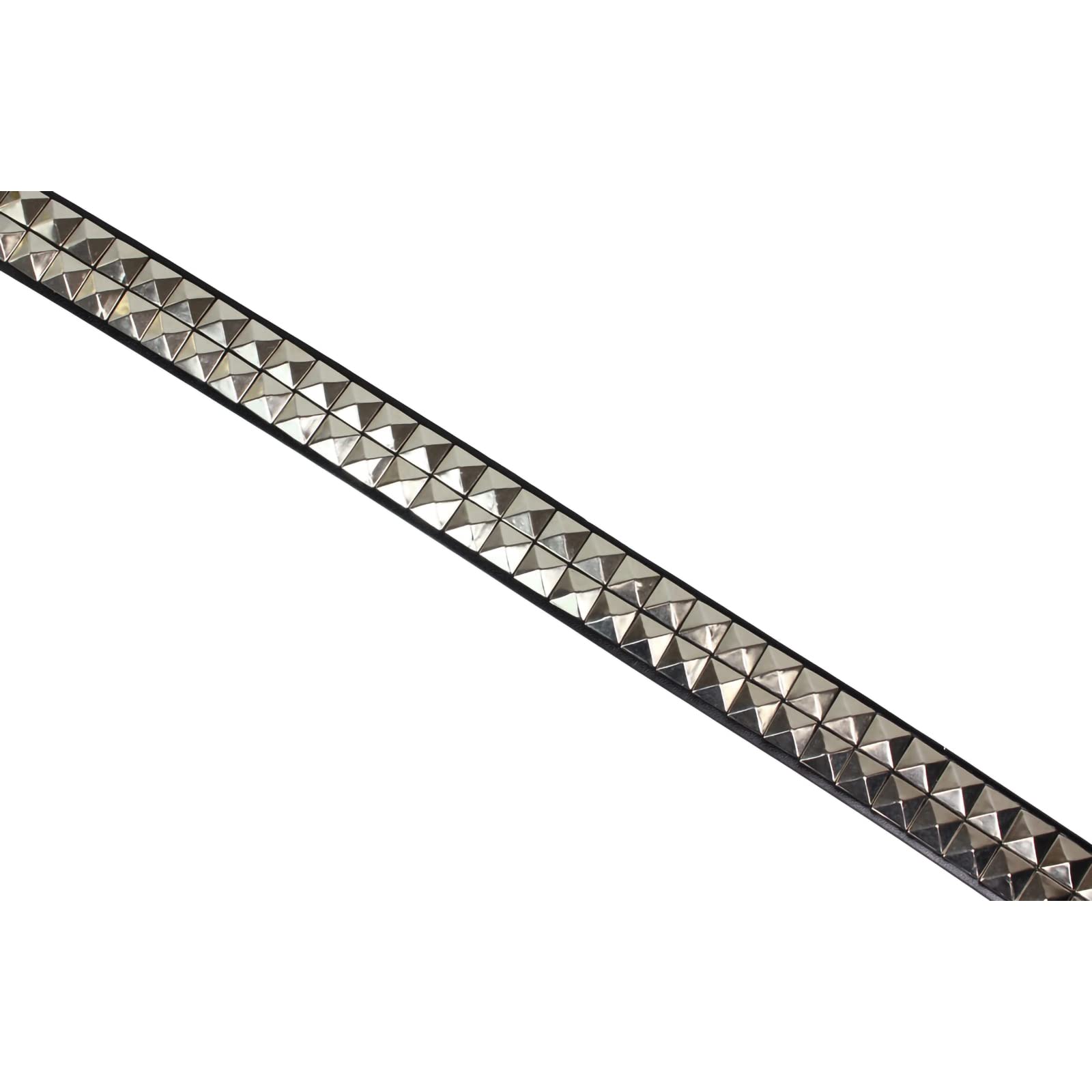 Lowlife of London Dub 2 Row Pyramid Leather Belt - Studded Punk Goth Rock Style with Metal Studs & Rivets for Men & Women | Perfect for Punk Concerts, Gothic Fashion & Alternative Outfits