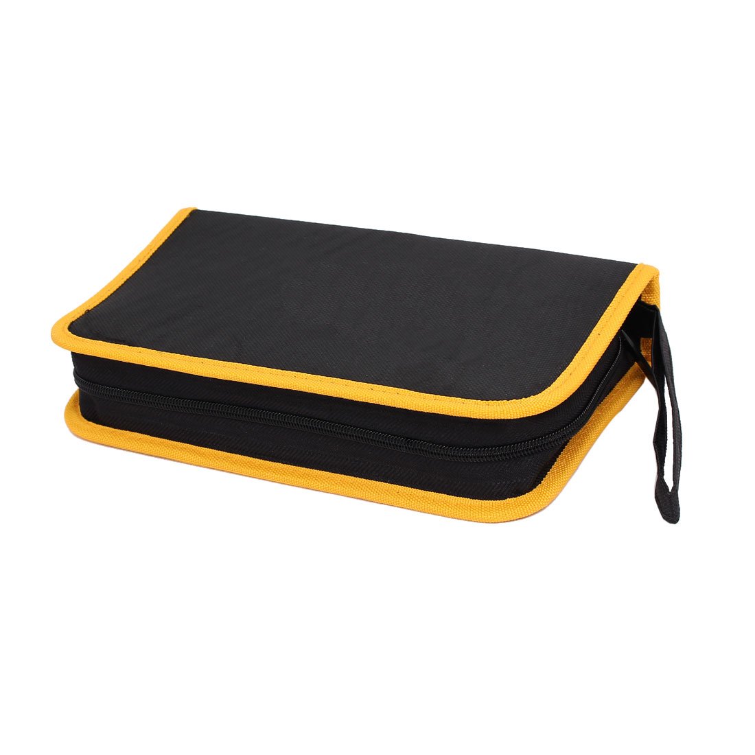 IIVVERR Oxford Cloth Zipper Closure Portable Storage Case - Durable Tool Bag & Organizer for DIY, Crafts, and Home Repair - Perfect for Electricians, Mechanics, and Handymen (Black)