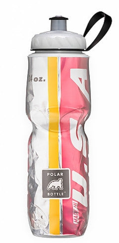 Polar Bottle Team Sport 24oz (710mL) Insulated Water Bottle - BPA Free, Leak Proof, Durable for Cycling, Running, Gym & Outdoor Activities