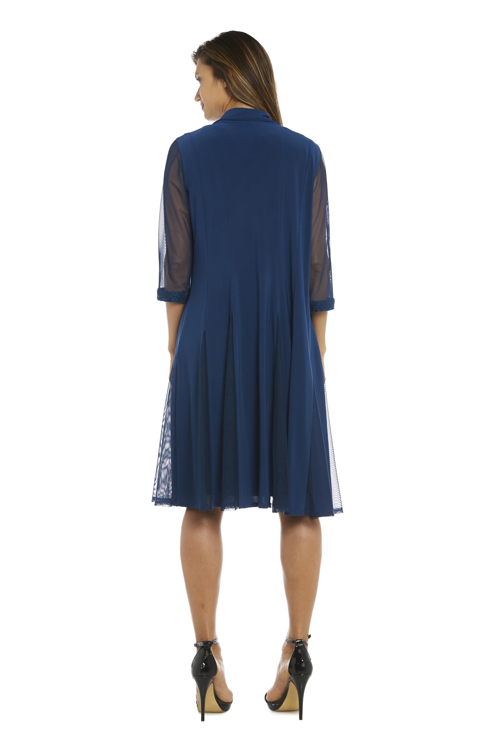R&M Richards Women's Plus Size Embellished Evening Two-Piece Dress - Perfect for Formal Events, Parties & Special Occasions