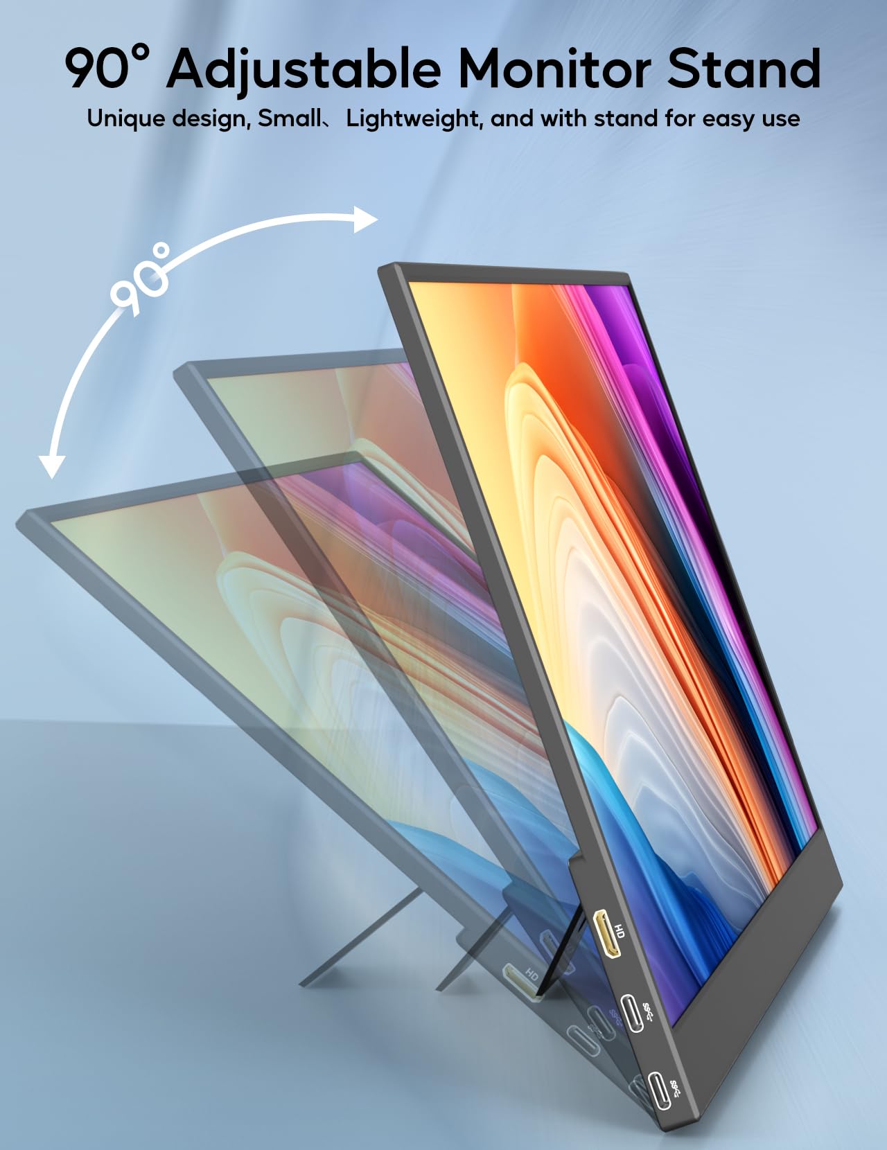 4K Portable Monitor 13.3