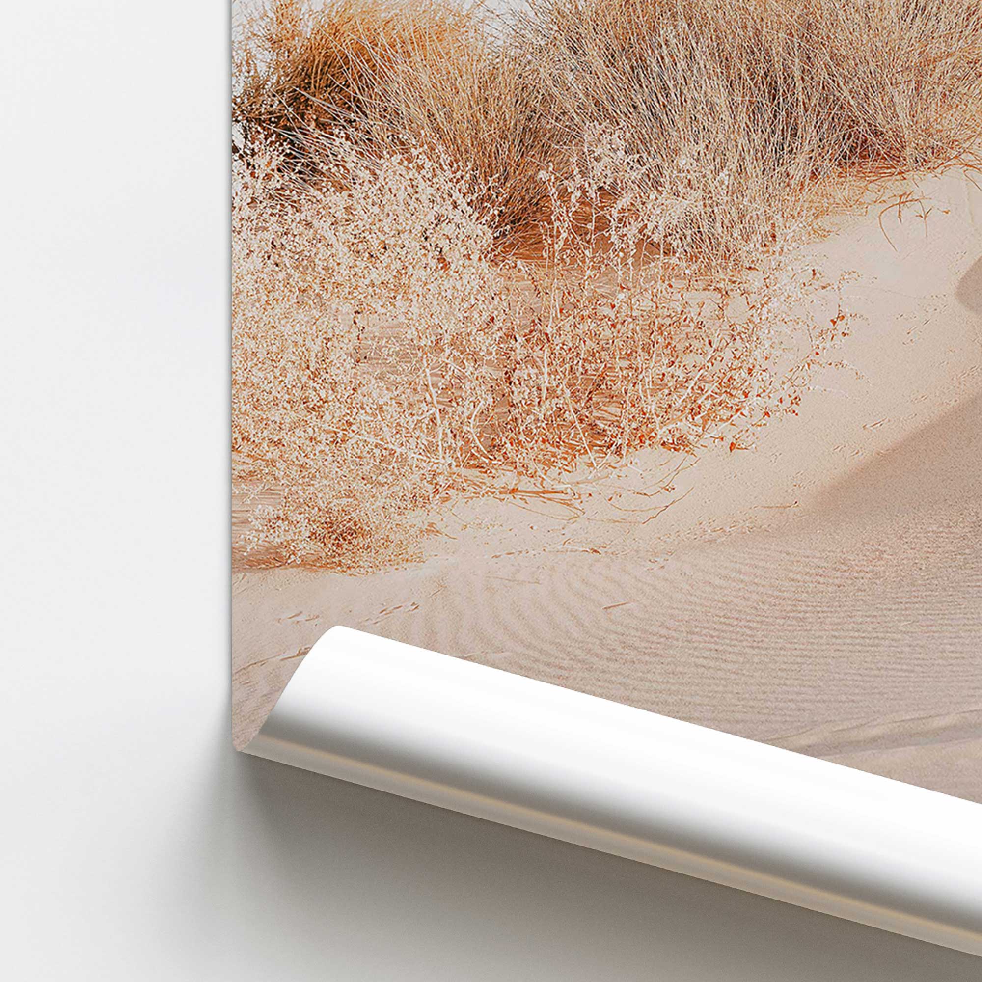 Golden Sandscape Promotional Rolled Print - Premium Wall Art for Home & Office Decor | Perfect for Living Rooms, Bedrooms & Workspaces