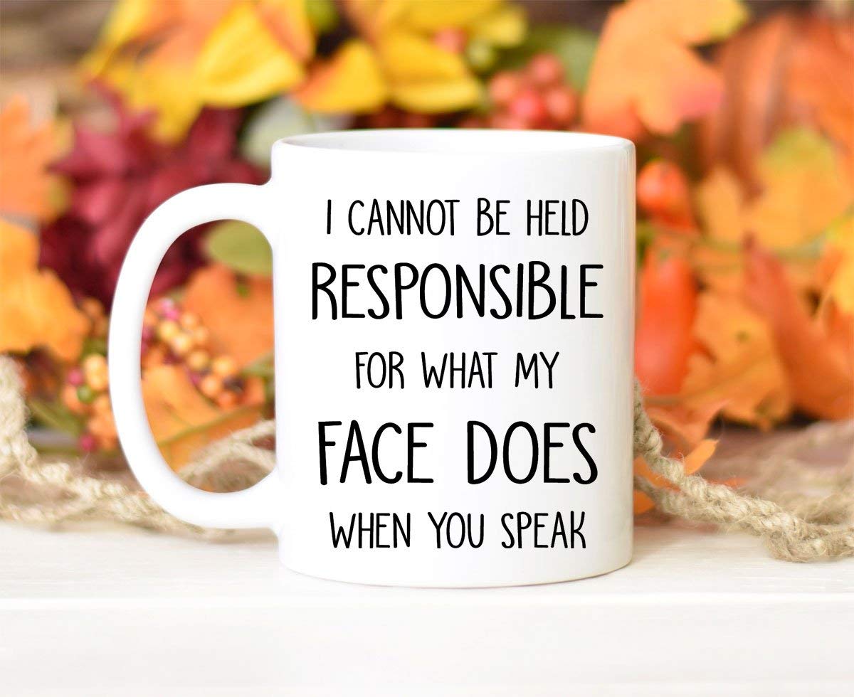 Funny Sarcastic Coffee Mug 11oz - Rude & Witty Quotes - Perfect Gift for Coworkers, Office Humor - Great for Coffee, Tea & Workplace Laughs