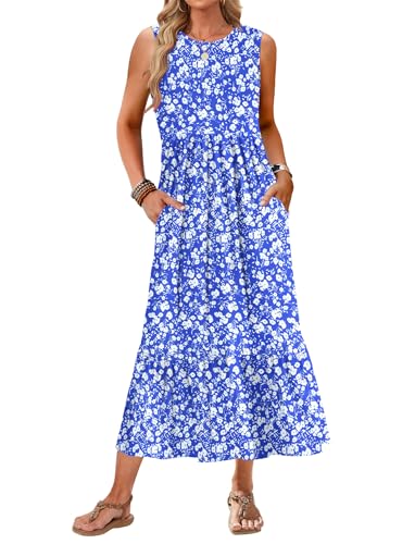 Blue White Flower
