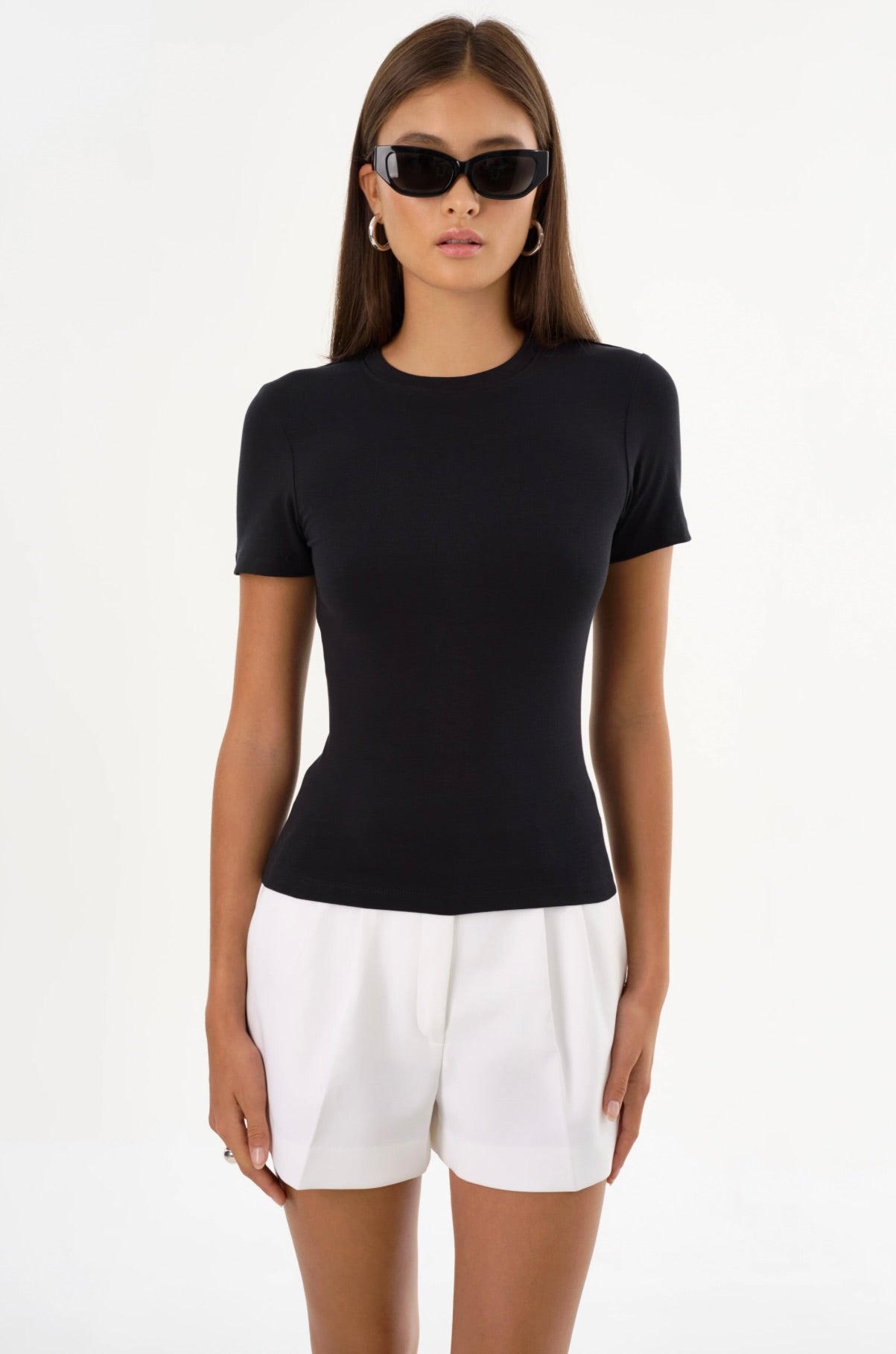 Moa Jersey Crew Neck T-Shirt for Men - Soft Cotton Casual Tee, Comfortable Everyday Wear (Black) | Perfect for Gym, Workout, and Street Style Fashion