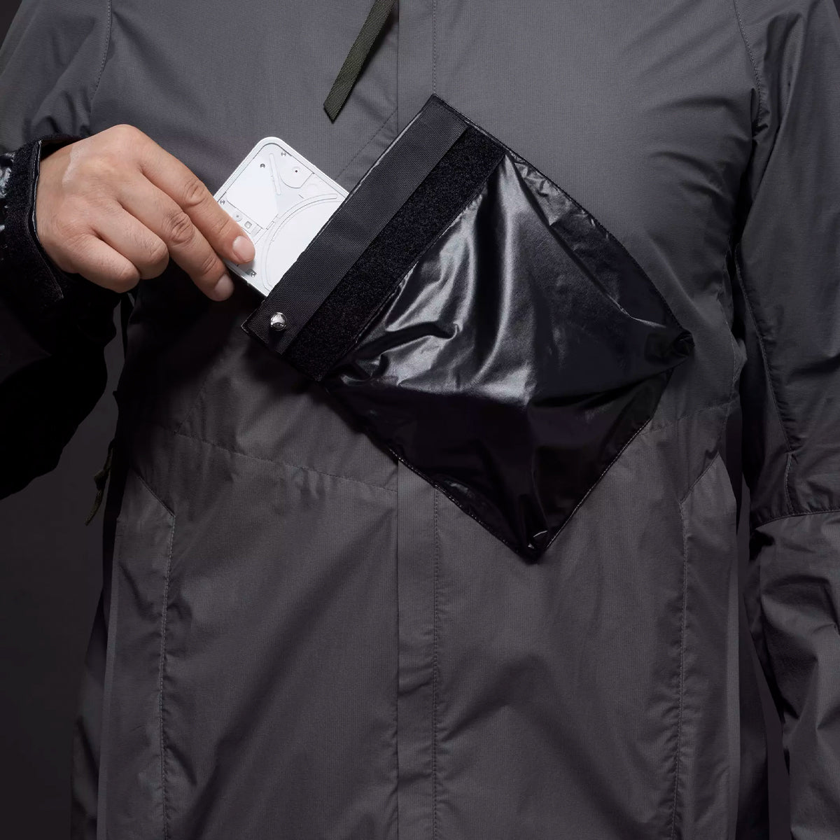 Acronym J36 WS Grey - Lightweight Waterproof Jacket for Men | Outdoor Hiking & Urban Streetwear Fashion