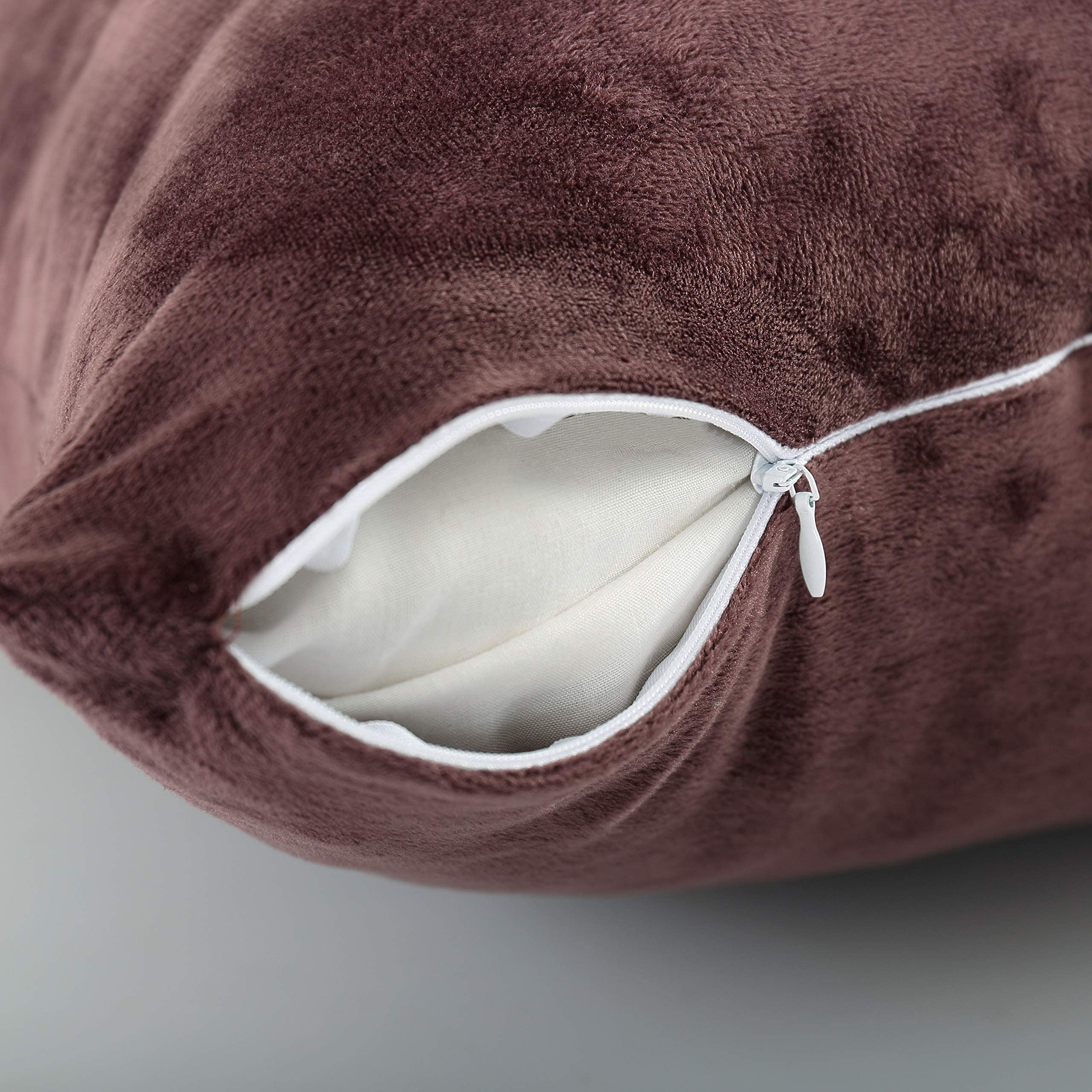 Evolive Ultra Soft Microfiber Body Pillow with Micromink Cover - Perfect for Side Sleepers, Pregnancy Support & Home Decor