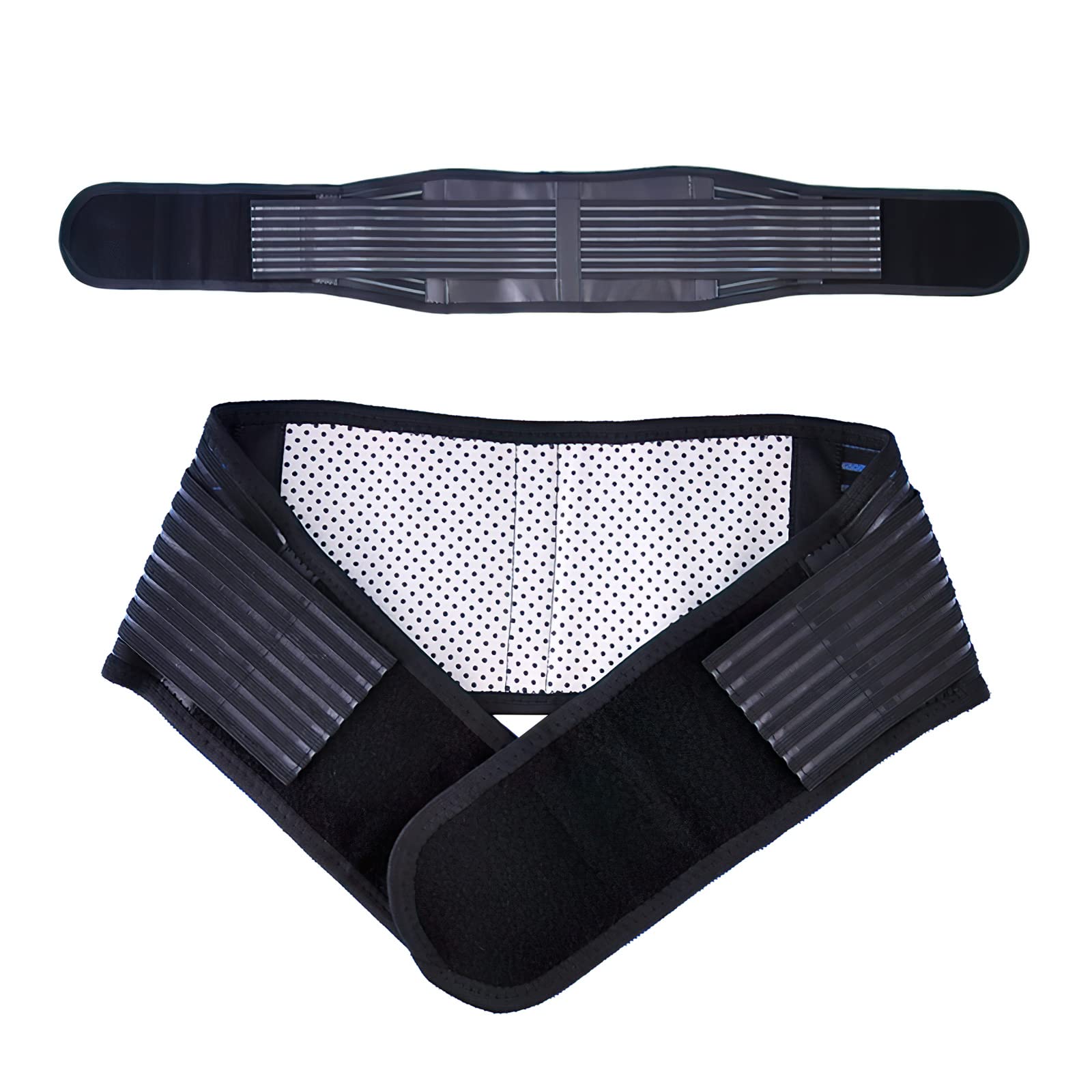 Magnetic Back Brace for Lower Back Pain Relief - Tourmaline Self-Heating Lumbar Support Belt for Herniated Disc & Sciatica - Medium Size (Ideal for Office Work, Driving & Post-Surgery Recovery)