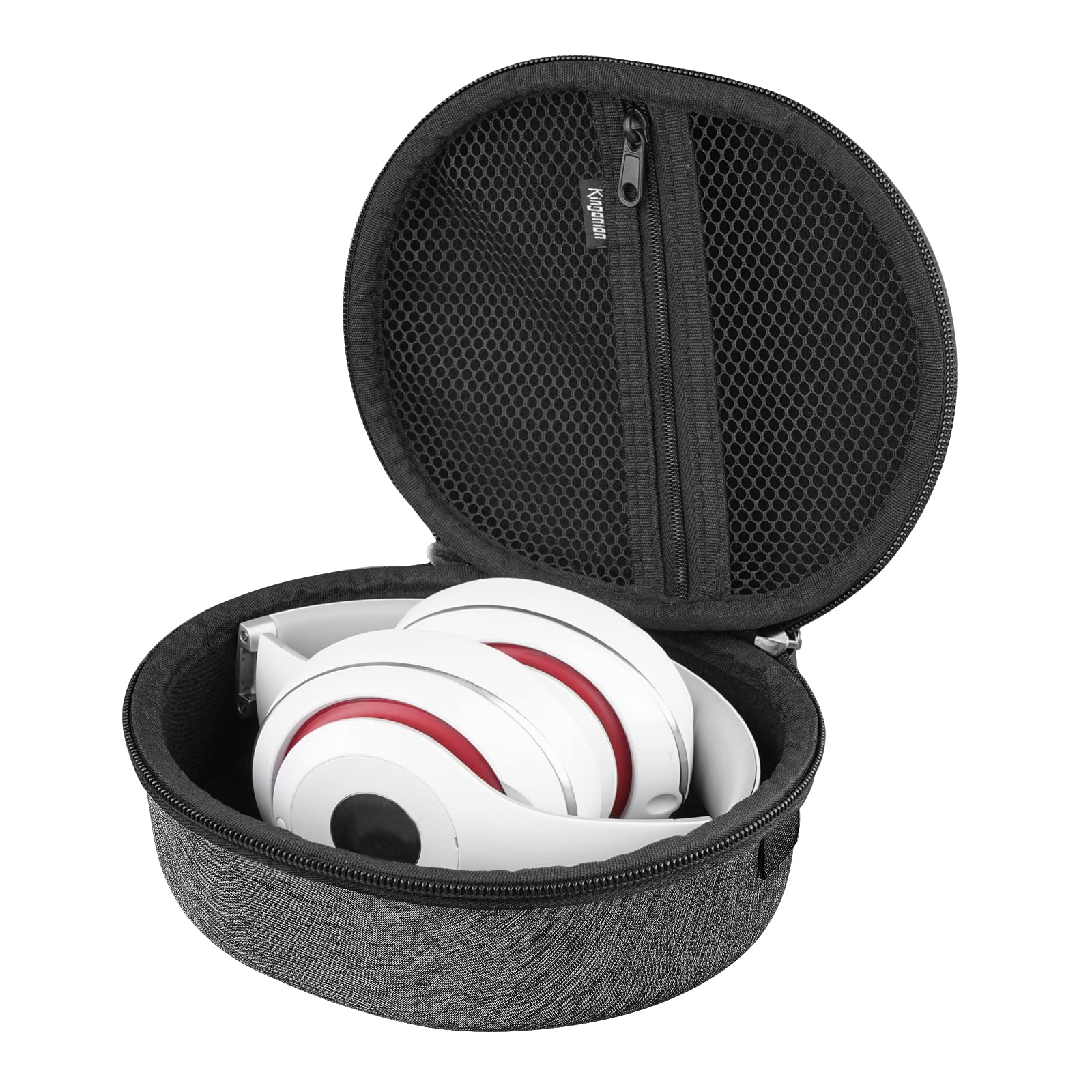 Premium Hard Headphone Case Compatible with Beats Studio Pro, Studio3 Wireless & Studio2 - Protective Travel Carrying Bag for Beats Studio & Solo Pro Headphones (Dark Grey) - Perfect for Air Travel, Commuting & Gym Storage