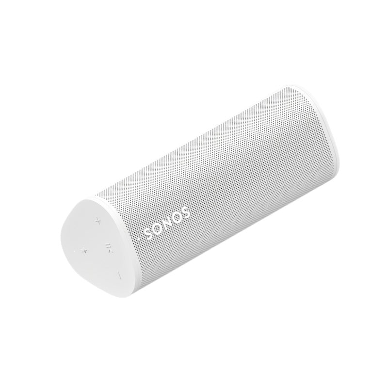 Sonos Roam 2 Portable Bluetooth & WiFi Speaker - White | Wireless Outdoor & Indoor Speaker for Home, Travel, Beach & Parties