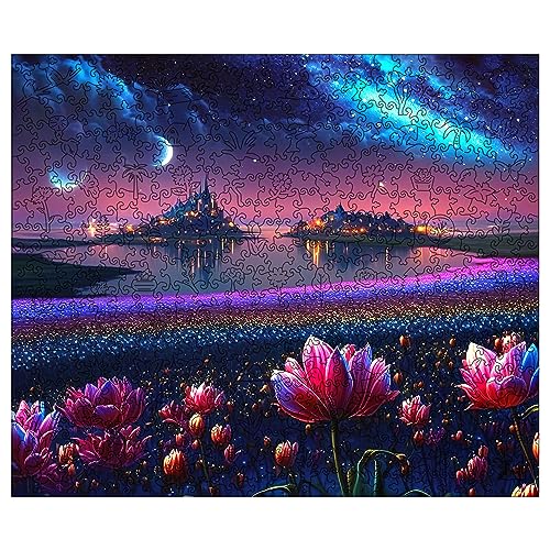 Night Scenery Flower Sea