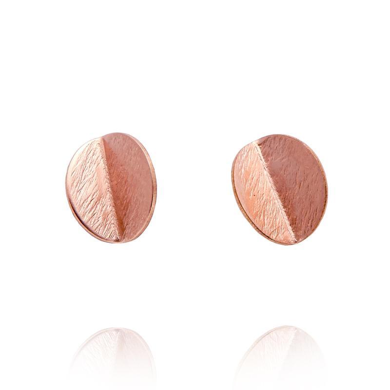 Eucalyptus Mini Stud Earrings - Hypoallergenic Gold Plated Studs for Women - Perfect for Everyday Wear & Gift Giving