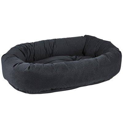 Fluffy Microvelvet Donut Bed for Dogs & Cats - Ultra Soft Pet Bed for Small to Medium Pets - Perfect for Cuddling, Lounging & Sleeping - Home, Crate & Travel Use