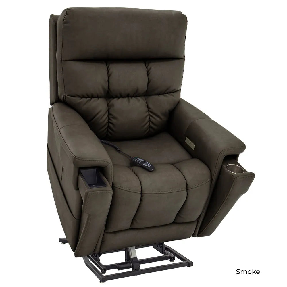 VivaLift!® Ultra Lift Recliner Chair PLR4955 - Power Lift Recliner for Elderly & Seniors with Easy Remote Control, Comfortable Massage & Heating - Perfect for Living Room, Bedroom & Home Care