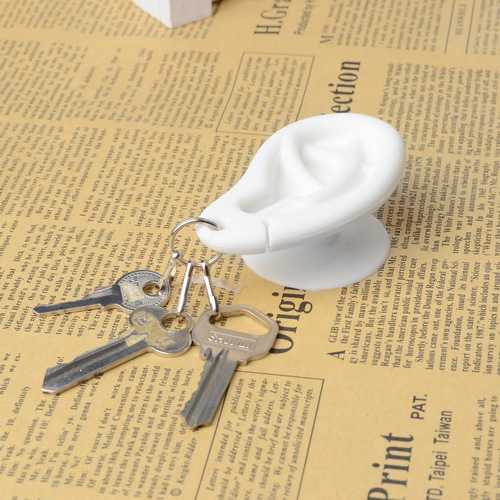 Creative Silicone Suction Stand & Cable Organizer for Smartphones - Keychain Earphone Holder for Home, Office, and Travel Use