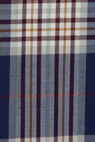 Deep Sea Navy/Burgundy Plaid