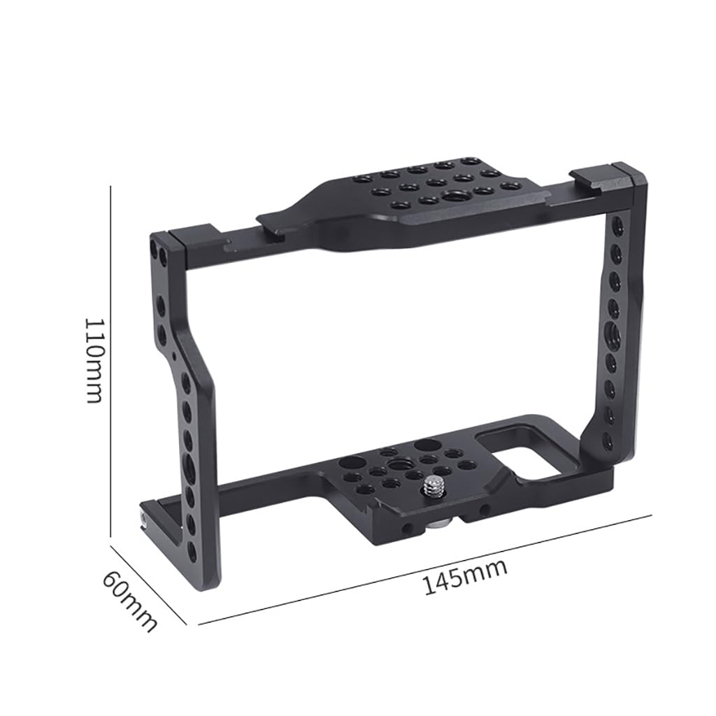 Professional Camera Cage Stabilizer & Video Rig Frame Case - Compatible with Lumix G85/G80 DSLR | Durable Protective Accessory for Film Making, Vlogging & YouTube Content Creation
