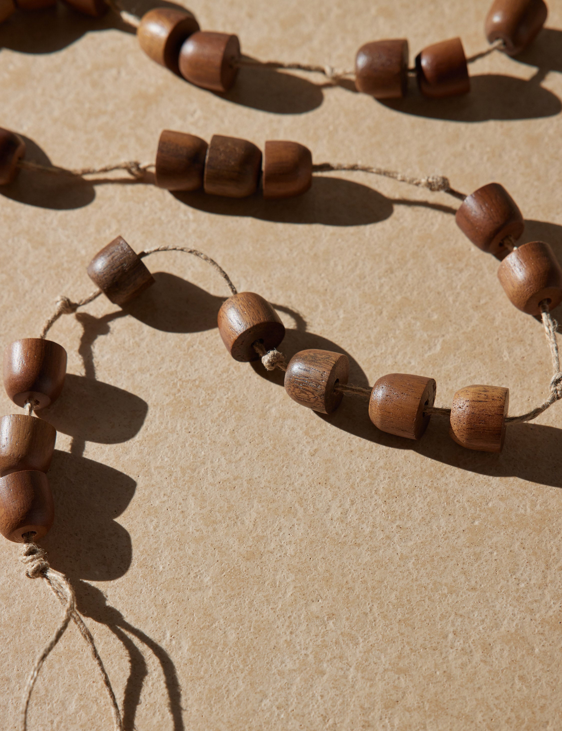 Beautiful Danna Wood Garland for Home Decor - Perfect for Christmas, Weddings, and Wall Decorations