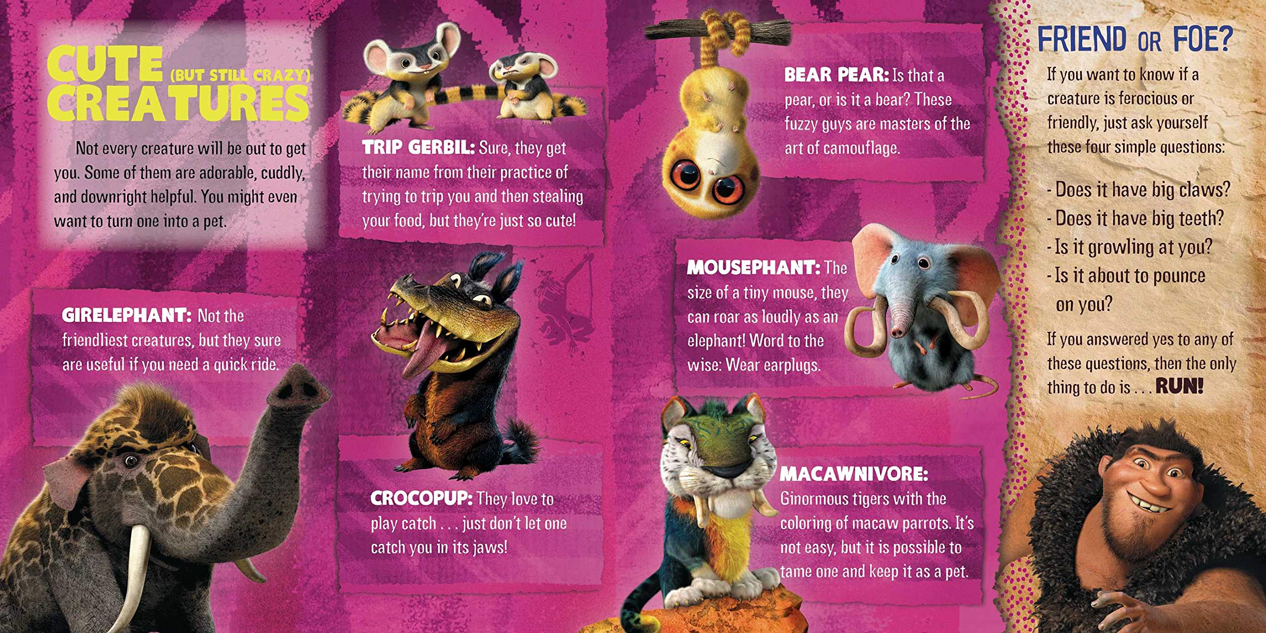 Grug's Survival Guide - The Croods Movie Book - Family Adventure Story, Prehistoric Survival Tips - Perfect for Kids Reading, Movie Fans & Family Storytime