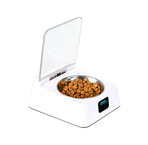 SHYPT 5G Induction Smart Pet Bowl - Automatic Opening Dog & Cat Food Dish - Anti-Cockroach & Rodent Proof Design - Perfect for Home, Office, or Travel Use